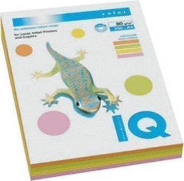 Barvni papir IQ Color A4, trend mix, 80 g/m2, 250 l.
