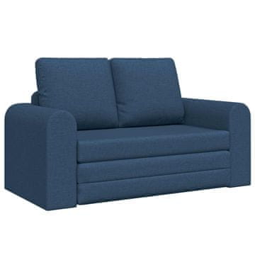 Vidaxl Sofa postelja 60cm Modra blago
