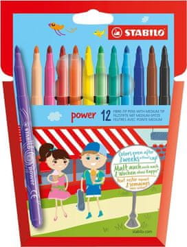 Stabilo FLOMASTRI POWER MEDIUM 1/12