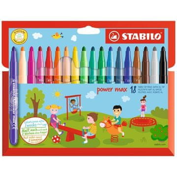 Stabilo FLOMASTRI POWER MAX 980/18