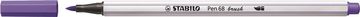 Stabilo FLOM.PEN 568/55 BRUSH VIJOLA