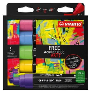 Stabilo FREE ACRILIC T800