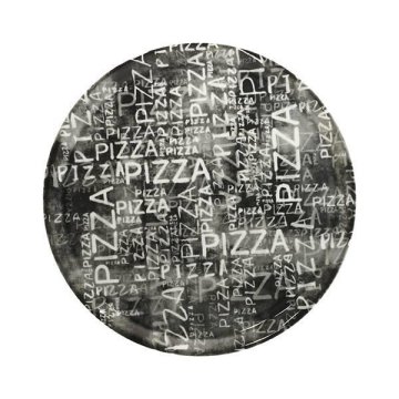 Saturnia Pizza krožnik napoli / 33cm / Italic B&W / 6kos