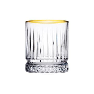 Pasabahce Kozarec Elysia / 35cl / zlati rob / 4kos