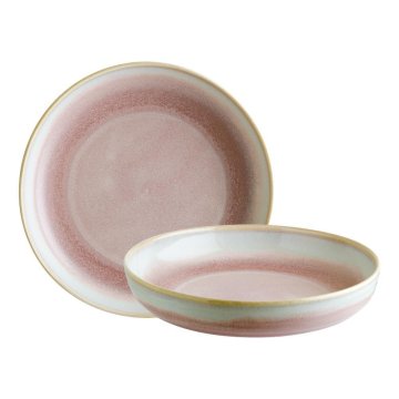 Bonna Pink Pott globoki krožnik / 25cm / 1520ml / 6 kos