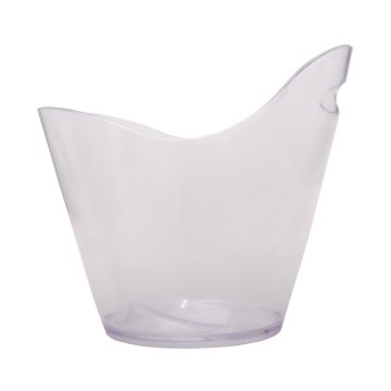 Rubikap Posoda za led in steklenice / 28x24cm / Prozorna / Disco