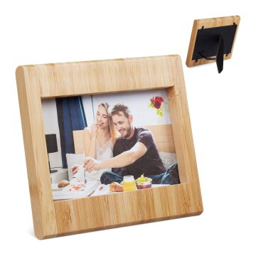 Northix Okvir za slike iz bambusa naraven dizajn za mizo ali polico