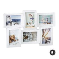 Northix Kolažni okvir za več fotografij 3D ukrivljen moderen dizajn