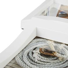 Northix Kolažni okvir za več fotografij 3D ukrivljen moderen dizajn