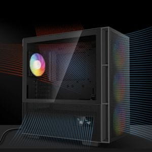 Ohišje z izjemnim pretokom zraka