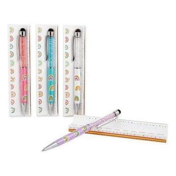 Kroglično pero z bleščečimi kamenčki