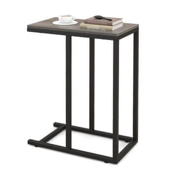 Northix Stranska mizica v obliki C s kovinskim okvirjem 64 cm