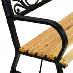 Aga Vrtna klop DSC7517 120x56x87 cm