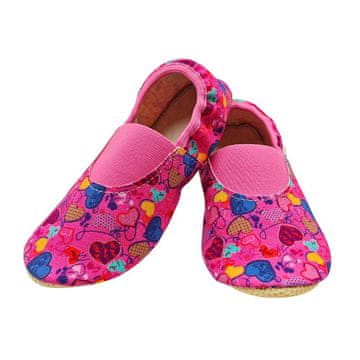 Copa cop Šolski tekstilni copati Cool Color Hearts