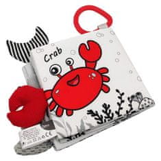 AKUKU Otroška senzorična kontrastna knjiga Sea