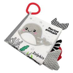 AKUKU Otroška senzorična kontrastna knjiga Sea