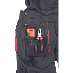 Cerva Cerva hlače Reusel antracit/rdeče 58