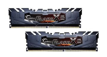 G.Skill G.Skill Flare X (za AMD) F4-3200C16D-32GFX pomnilniški modul 32 GB 2 x 16 GB DDR4 3200 MHz