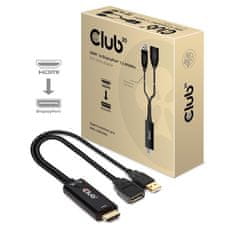 Club 3D CLUB3D HDMI 2.0 NA DISPLAYPORT 1.2 4K60HZ HDR M/Ž AKTIVNI ADAPTER Črn