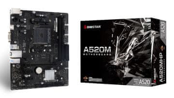 Biostar Biostar A520MHP matična plošča AMD A520 Socket AM4 micro ATX