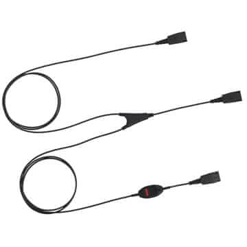 Jabra Jabra SUPERVISOR cord w_ mute kabel, črna
