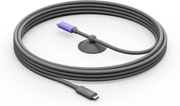 Logitech Logitech 952-000195 USB-C kabel 5 m, USB 3.2 Gen 2, grafitno vijoličen