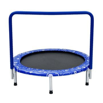 Northix Zložljiv otroški mini trampolin 92 cm z ročajem