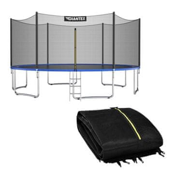 Northix Zaščitna mreža za trampolin Ø366 cm 180 cm PE