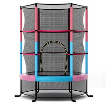 Northix Otroški trampolin Ø165 cm z mrežo 200 kg