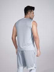 PANTONECLO Moški športni komplet z brezrokavnikom in kratkimi hlačami s stranskim razporkom, L