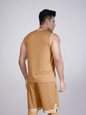 PANTONECLO Moški športni komplet z brezrokavnikom in kratkimi hlačami s stranskim razporkom, L