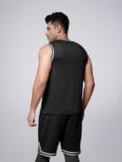 PANTONECLO Moški športni komplet z brezrokavnikom in kratkimi hlačami s stranskim razporkom, L