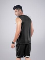 PANTONECLO Moški komplet brezrokavnik in kratke hlače za telovadnico, M