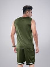 PANTONECLO Moški komplet brezrokavnik in kratke hlače za telovadnico, S