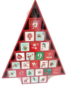 Rayher.	 Adventni koledar v obliki smreke