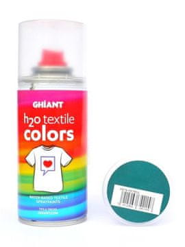 Rayher.	 GHIANT H2O sprej za tekstil 150 ml petrol zelena