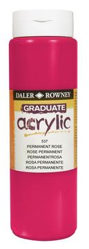 Daler Rowney Akrilna barva Graduate 500 ml Permanent Rose