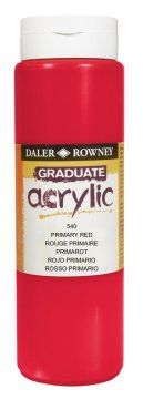 Daler Rowney Akrilna barva Graduate 500 ml Primary Red