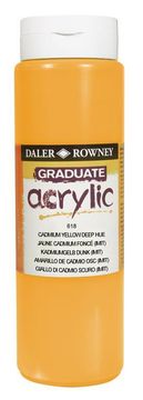 Daler Rowney Akrilna barva Graduate 500 ml Cadmium Yellow Deep Hue