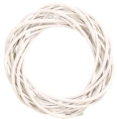 Rayher.	 Venec pleten, bel, 20 cm x 6 cm