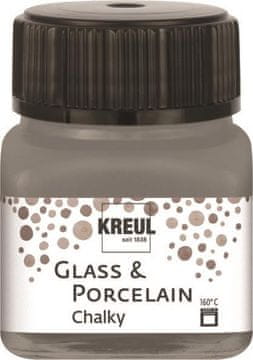 Rayher.	 Barva za porcelan in steklo, Chalky 20 ml Smoky Stone