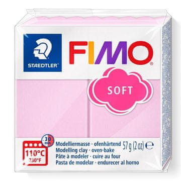 Rayher.	 FIMO Soft 57g, 205 light pink