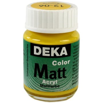 Rayher.	 Akrilna barva DEKA ColorMatt 25 ml zlato rumena