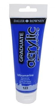 Daler Rowney Akrilna barva Graduate 120 ml, ultramarin modra
