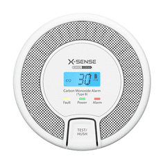 X-Sense CO03D digitalni detektor ogljikovega monoksida z LCD zaslonom (ZASXS00147WEU)