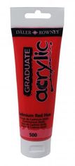 Daler Rowney Akrilna barva Graduate 120 ml, cad rdeca hue
