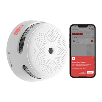 X-Sense XS01-WX zanesljiv optični detektor dima za varnost doma, smart app (ZASXS00208WGL)