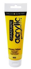 Daler Rowney Akrilna barva Graduate 120 ml, primary rumena