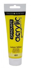 Daler Rowney Akrilna barva Graduate 120 ml, limonino rumena