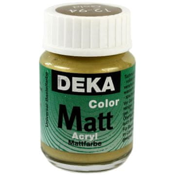 Rayher.	 Akrilna barva DEKA ColorMatt 25 ml zlata